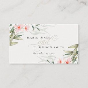 Classy Rustic  Greenery Blommigt Bunch Bröllop Placeringskort