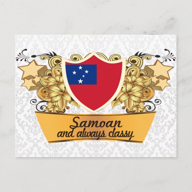 Classy Samoan Vykort (Framsida)