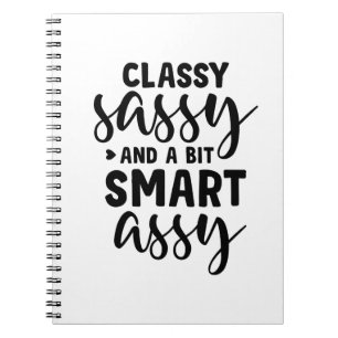Classy Sassy och Bit Smart Assy Anteckningsbok