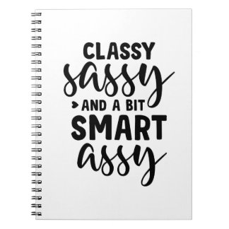 Classy Sassy och Bit Smart Assy Anteckningsbok