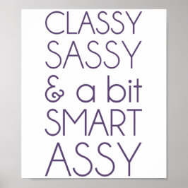 Classy Sassy och Bit Smart Assy Poster