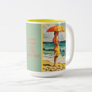 CLASSY SASSY OCH BIT SMART ASSY Två-Tonad MUGG