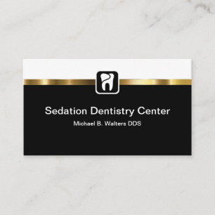 Classy Sedation Tandvård Dentist Office Visitkort