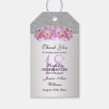 Classy Silver & Belladonna Lilies 18:e födelsedage