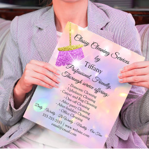 Classy Städning Services House Keeping HolographIC Flygblad