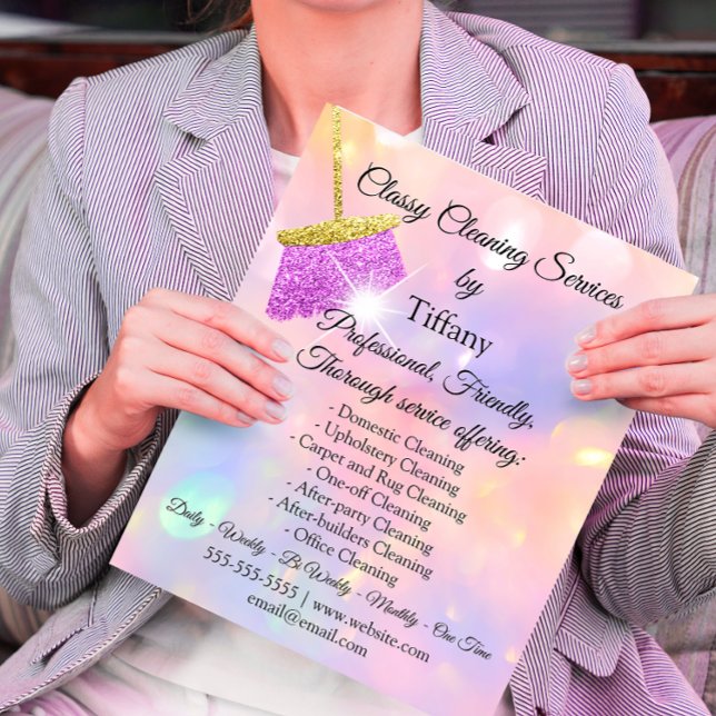 Classy Städning Services House Keeping HolographIC Flygblad (Skapare uppladdad)