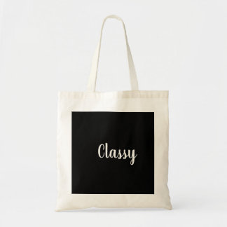 "Classy" Tote Bag (för välgörenhet) Tygkasse