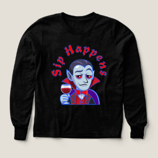Classy Vampire – Sip Happens T Shirt