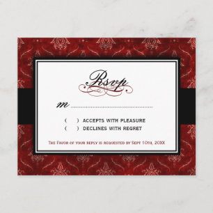 Classy Velvet-svarskort OSA Kort