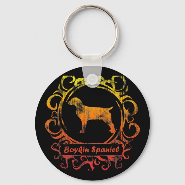 Classy Weasted Boykin Spain Keychain Nyckelring (Framsida)