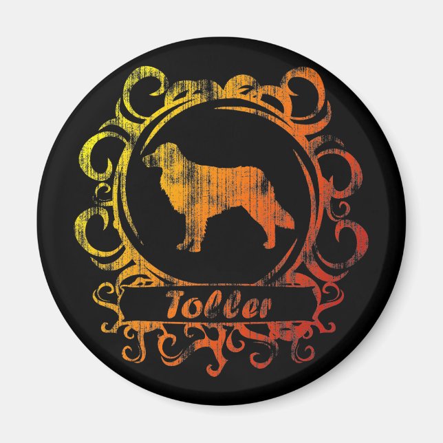 Classy Weasted Toller Magnet (Framsidan)