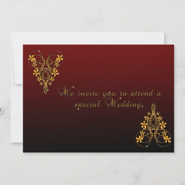 Classy Wedding-inbjudan Inbjudningar (Framsida)