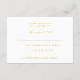 Classy White & Guld OSA Kort