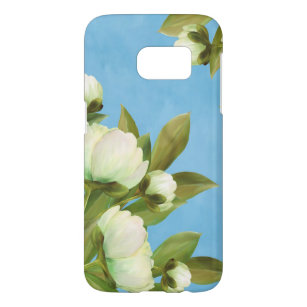 Classy White Peonies Blommigt Bouquet Galaxy S5 Skal