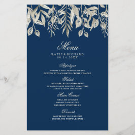 Classy Winter Wedding Bröllop Menu