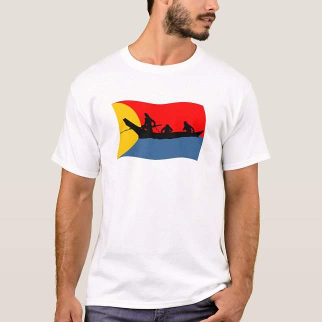Clatsop Tribe Flagga Tröja (Framsida)