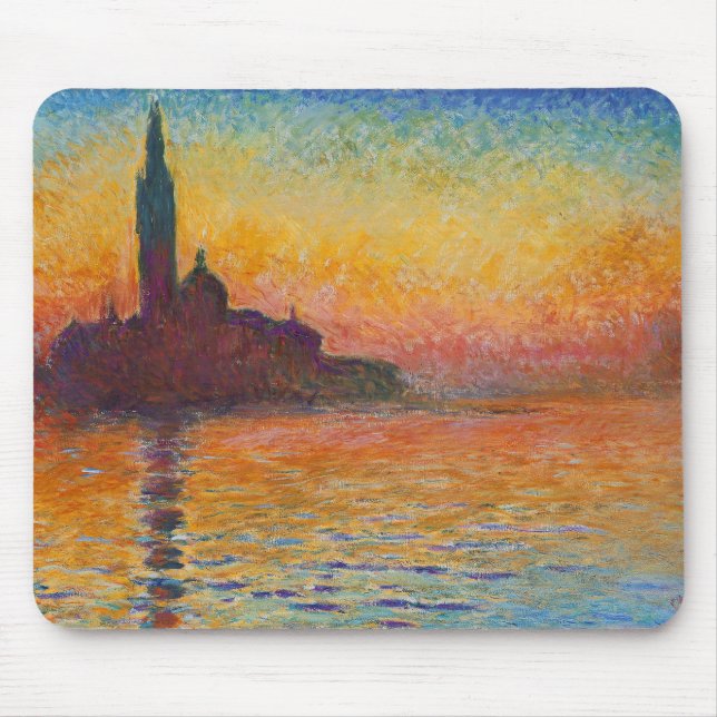 Claud Monet, "San Giorgio Maggiore by Twilight" Musmatta (Framsidan)
