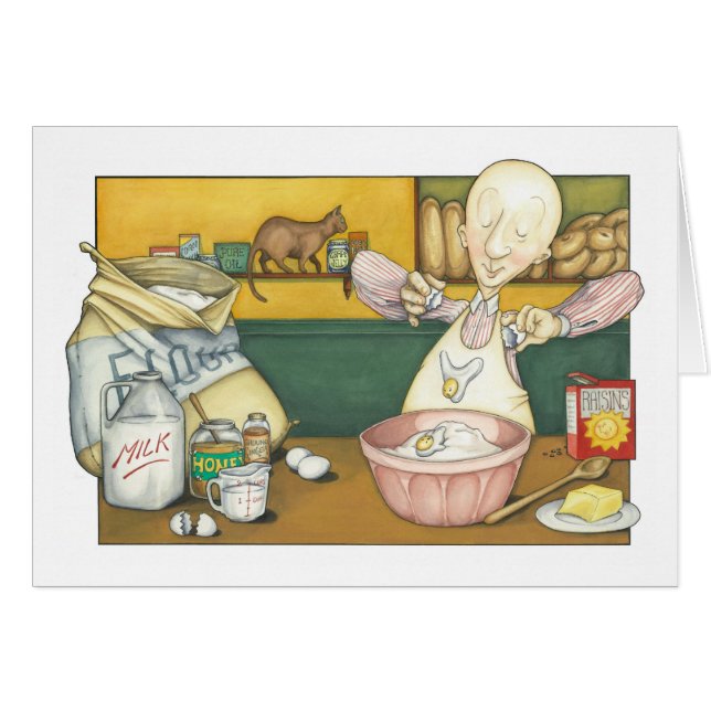 Claude bagaredanandedegen hälsningskort (Framsidan Horizontal)