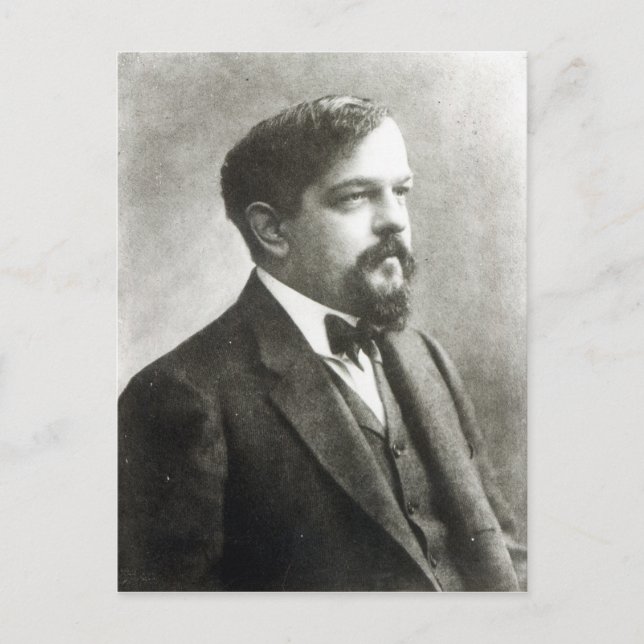 Claude Debussy, 1908 Vykort (Framsida)