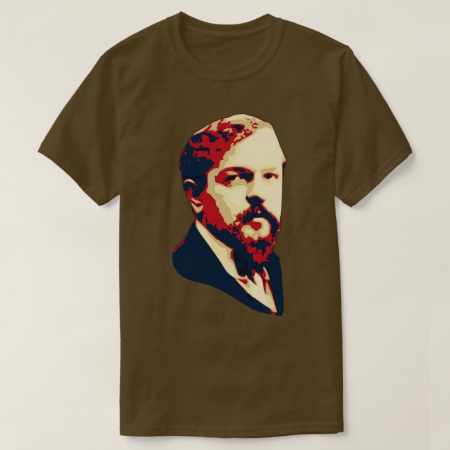 Claude Debussy 1 T Shirt (Design framsida)