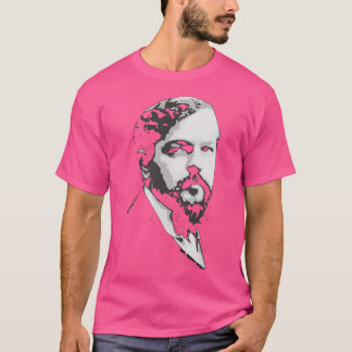 Claude Debussy Black and White T Shirt