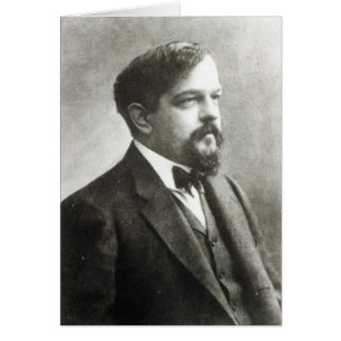 Claude Debussy, c.1908 Hälsningskort