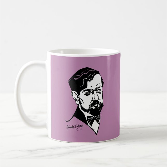 Claude Debussy Kaffemugg (Vänster)