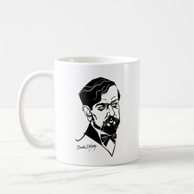Claude Debussy Kaffemugg (Vänster)