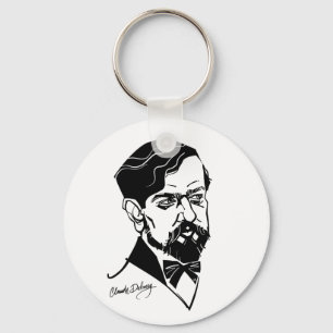Claude Debussy Nyckelring