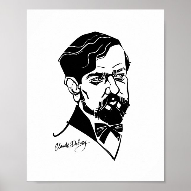 Claude Debussy Poster (Framsidan)