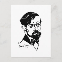 Claude Debussy Vykort