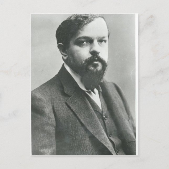 Claude Debussy Vykort (Framsida)
