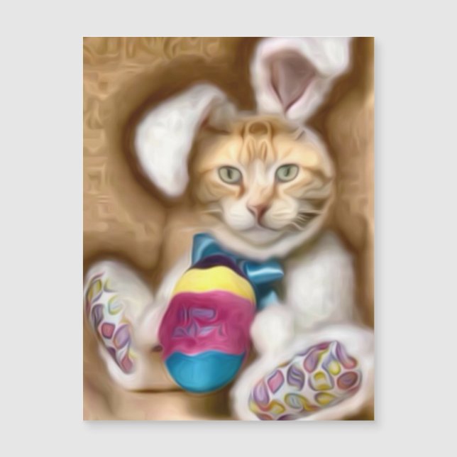 Claude Easter Bunny Holiday Postcard (Framsida)