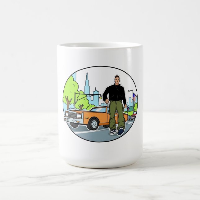 Claude - GTA 3 Kaffemugg (Center)