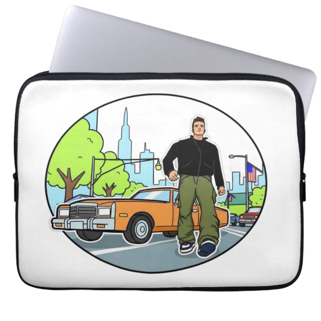 Claude - GTA 3 Laptop Fodral (Framsidan)