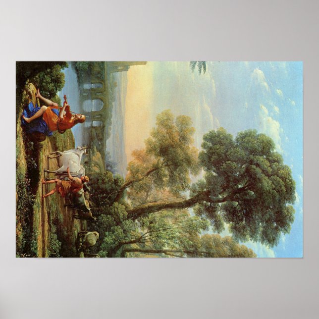 Claude Lorrain Artwork Poster (Framsidan)