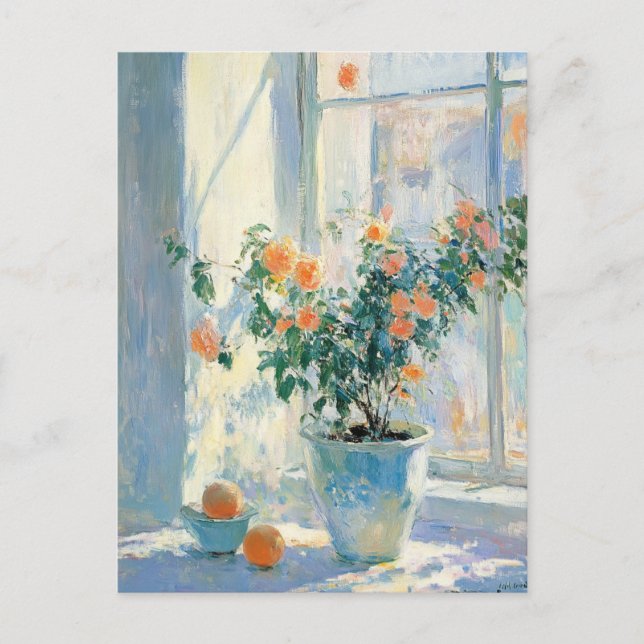 Claude Manet Vintage Art Postcard Vykort (Framsida)