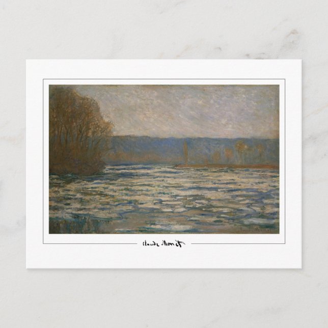 Claude Monet #10 - Finkonst Vykort (Framsida)