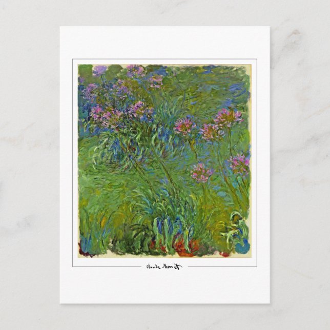 Claude Monet #158 - Finkonst Vykort (Framsida)