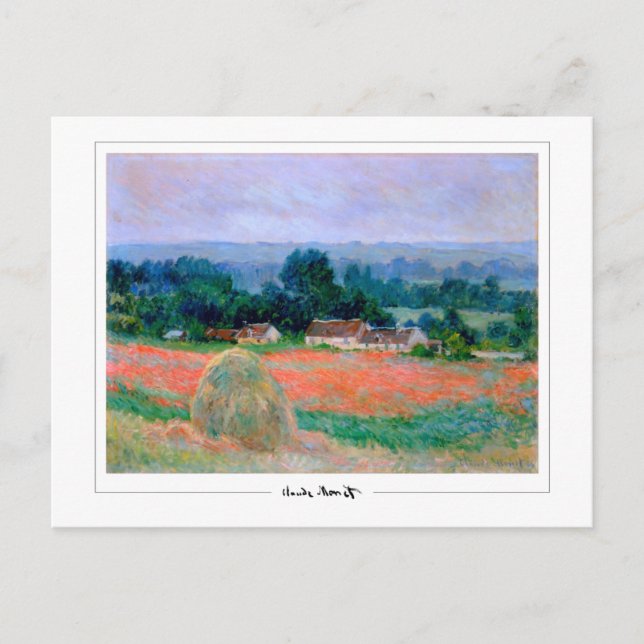 Claude Monet #160-2 - Finkonst Vykort (Framsida)