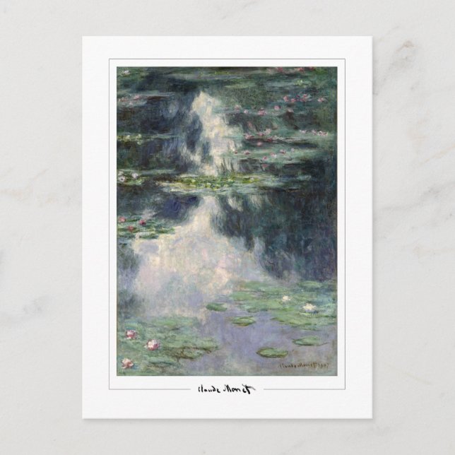 Claude Monet #18 - Finkonst Vykort (Framsida)