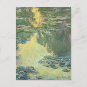 Claude Monet 1907 Vintage Waterlilies Vykort