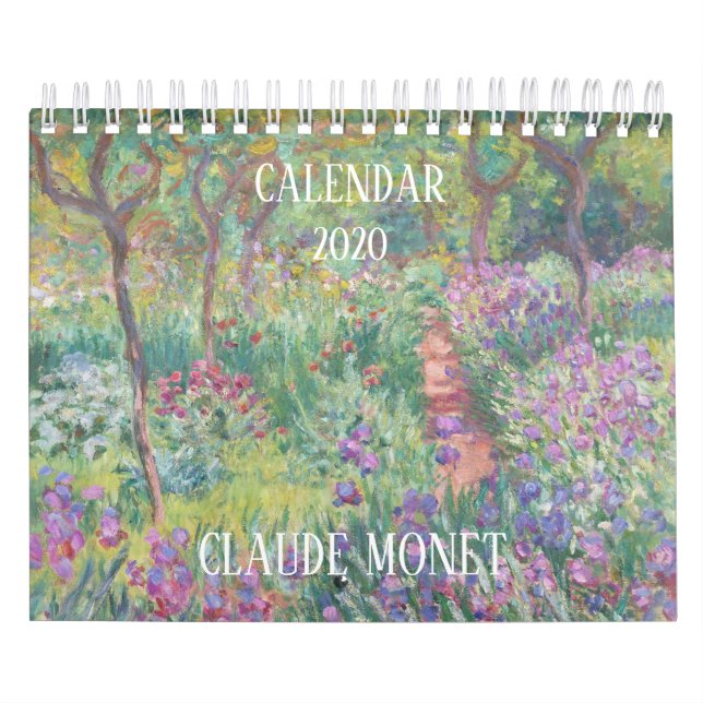 CLAUDE MONET 2020 FINE ART CALENDAR KALENDER (Omslag)