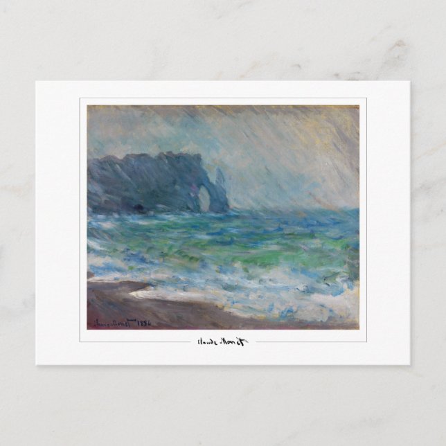 Claude Monet #22 - Finkonst Vykort (Framsida)