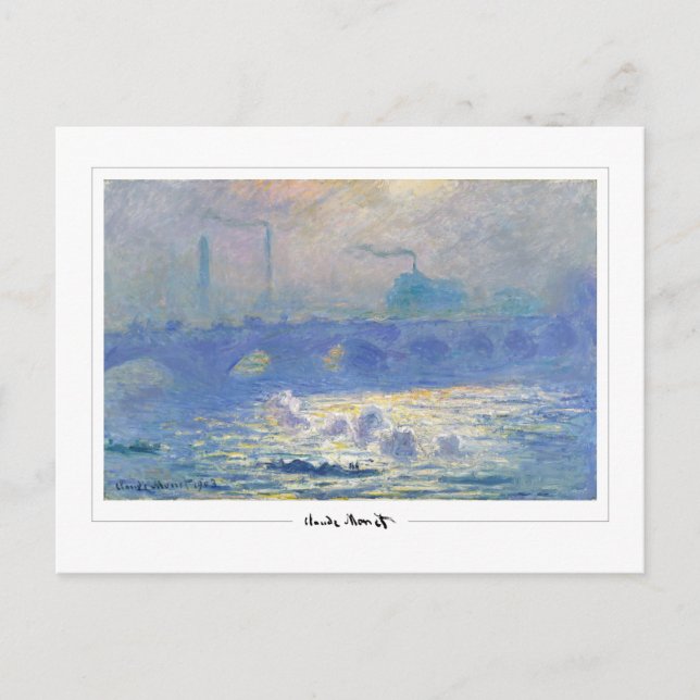 Claude Monet #25-2 - Finkonst Vykort (Framsida)