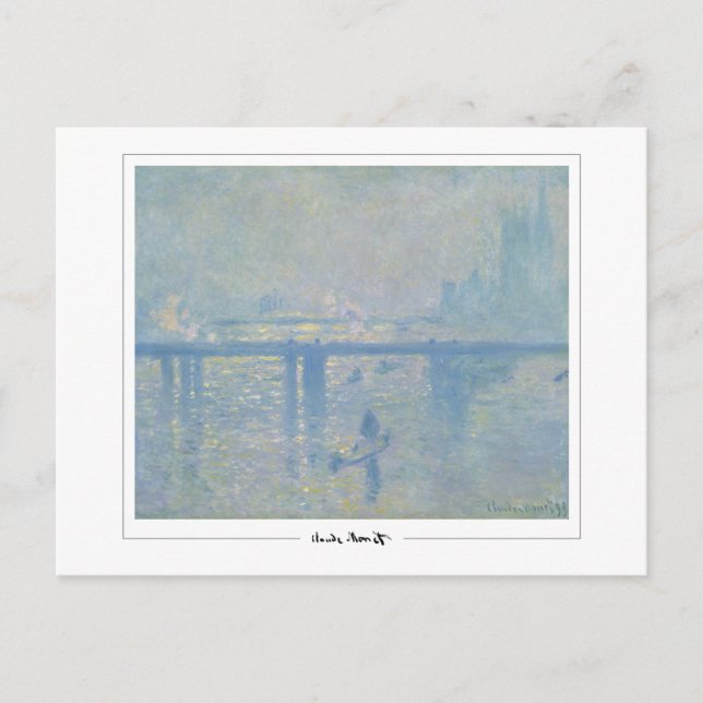 Claude Monet #27-2 - Finkonst Vykort (Framsida)
