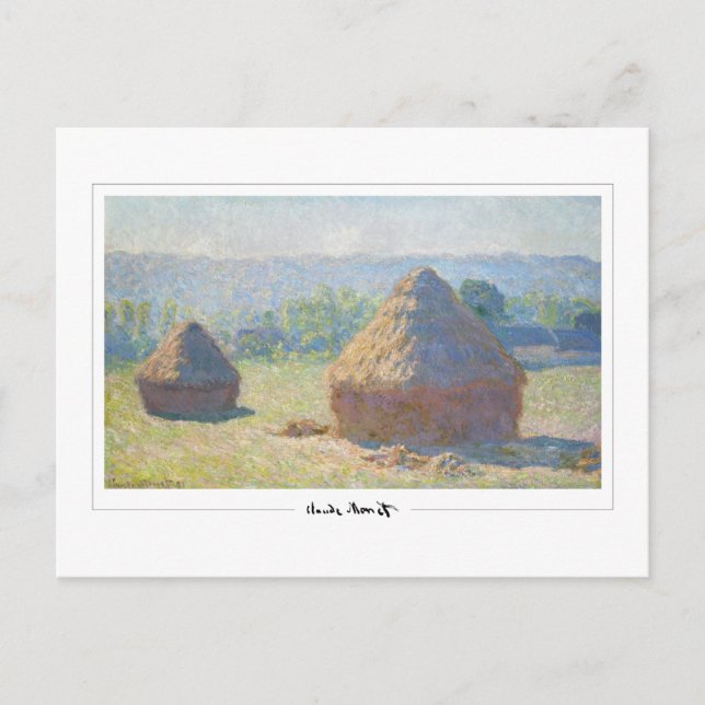 Claude Monet #31 - Finkonst Vykort (Framsida)