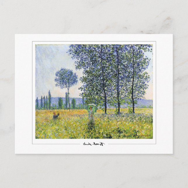 Claude Monet #327-2 - Finkonst Vykort (Framsida)
