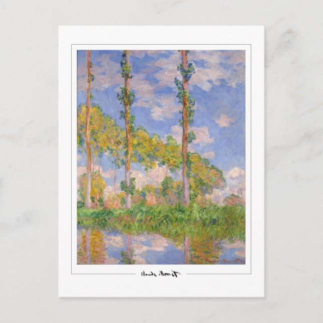 Claude Monet #34 - Finkonst Vykort (Framsida)