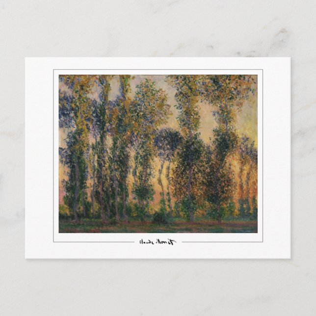 Claude Monet #355-2 - Finkonst Vykort (Framsida)